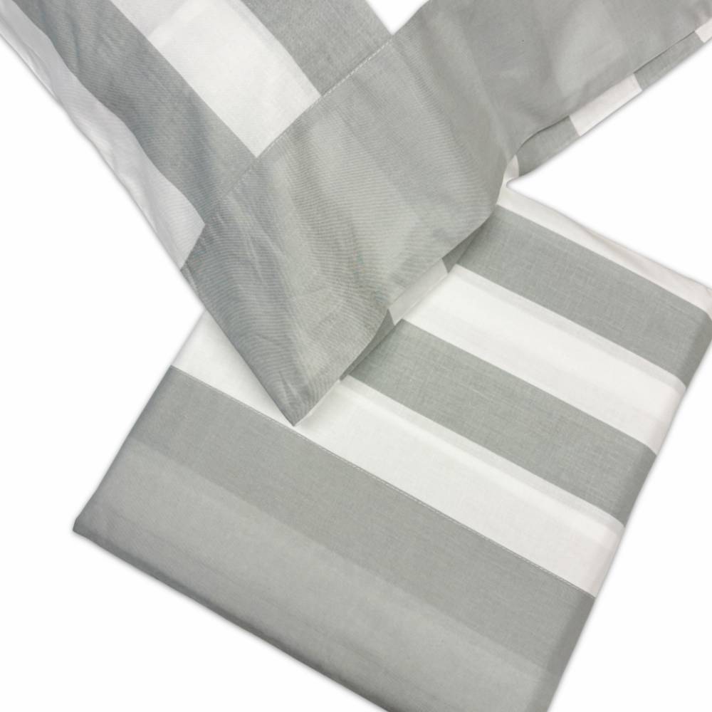 Completo Lenzuola CREOLE Marea Grigio Matrimoniale Personalizzato