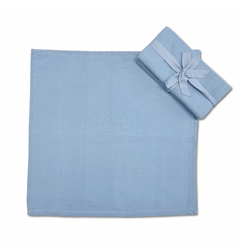 Set 4 tovaglioli Azzurri Personalizzati