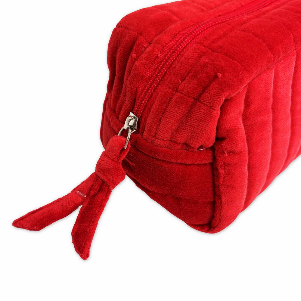 Pochette - Beauty in Velluto Rosso Personalizzata