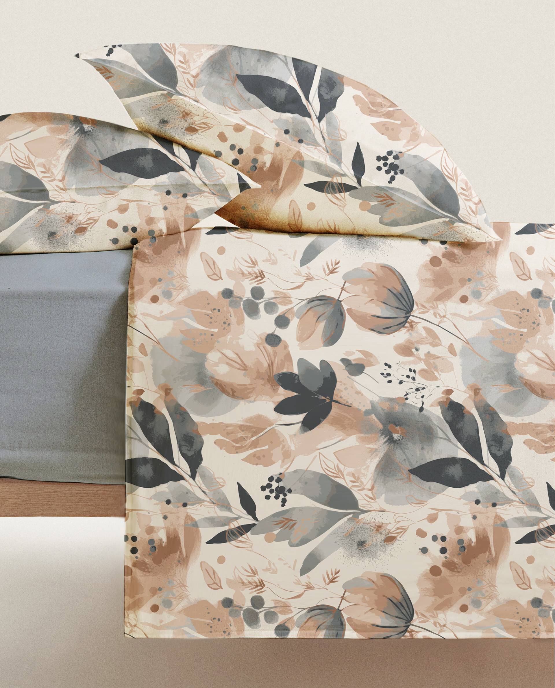 Completo Lenzuola Percallino stampato Delly Matrimoniale