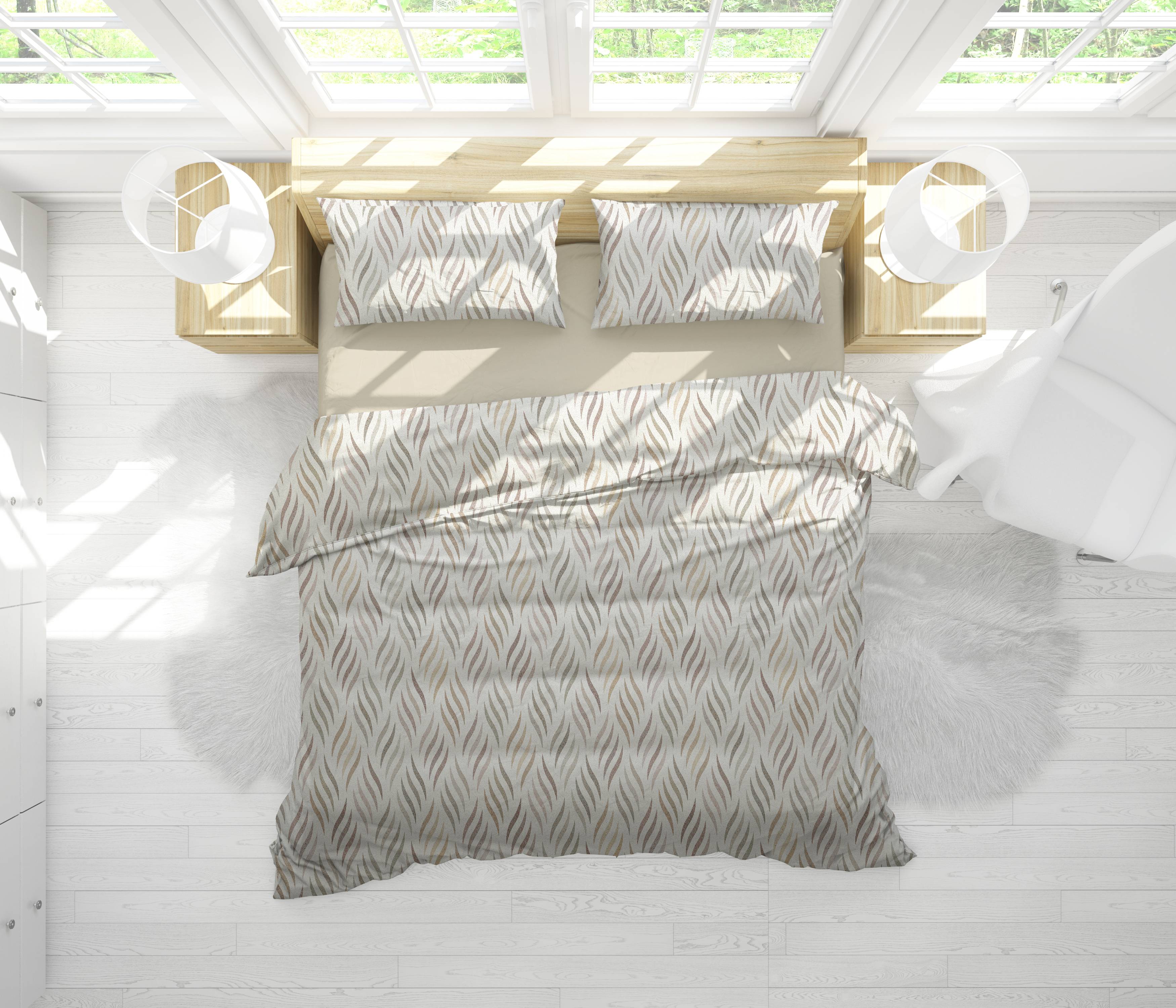 Parure copripiumino Percallino Luana piazza e mezzo