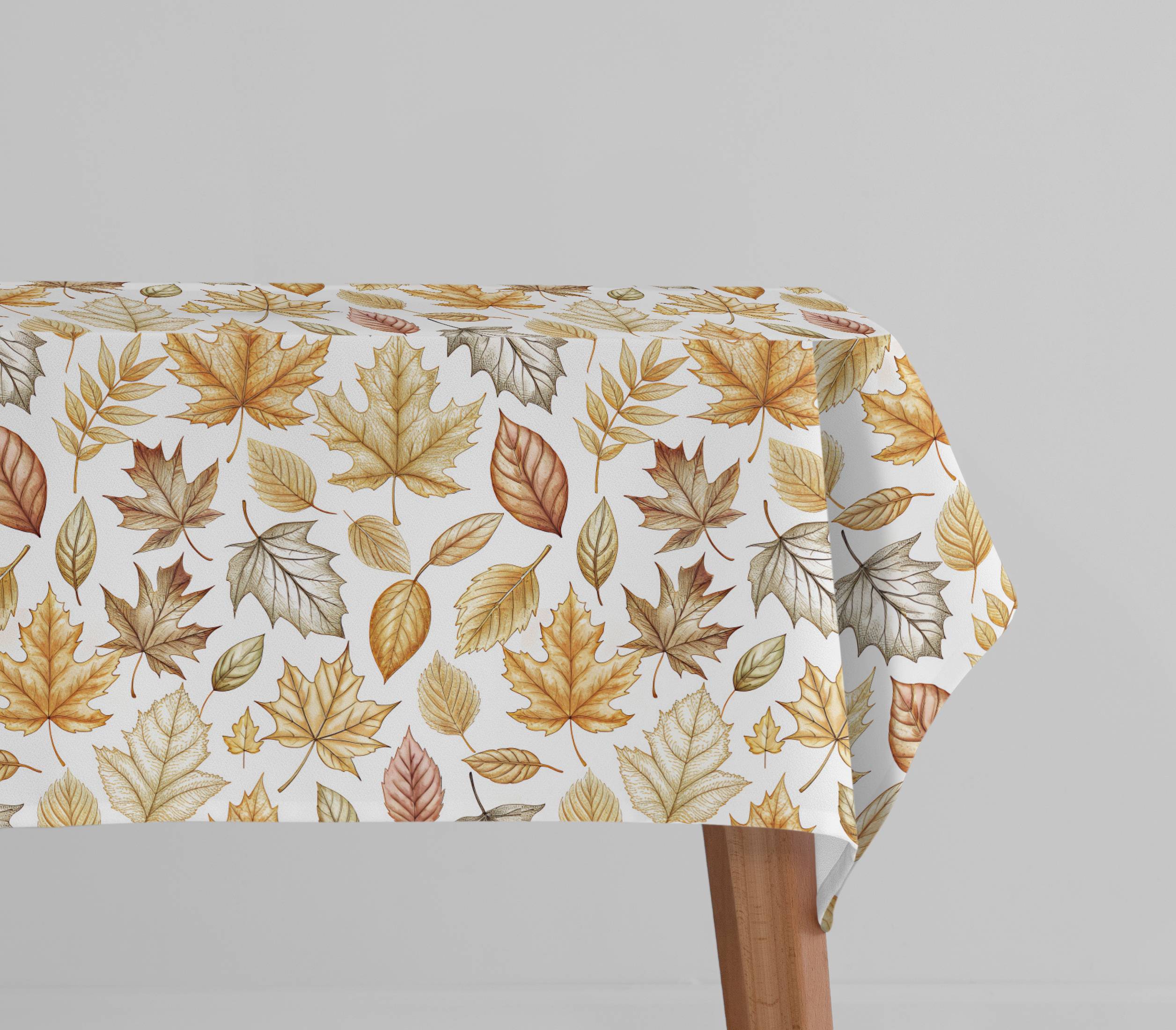 Tovaglia antimacchia Hydro Animal Leaf Marrone 140 x 140