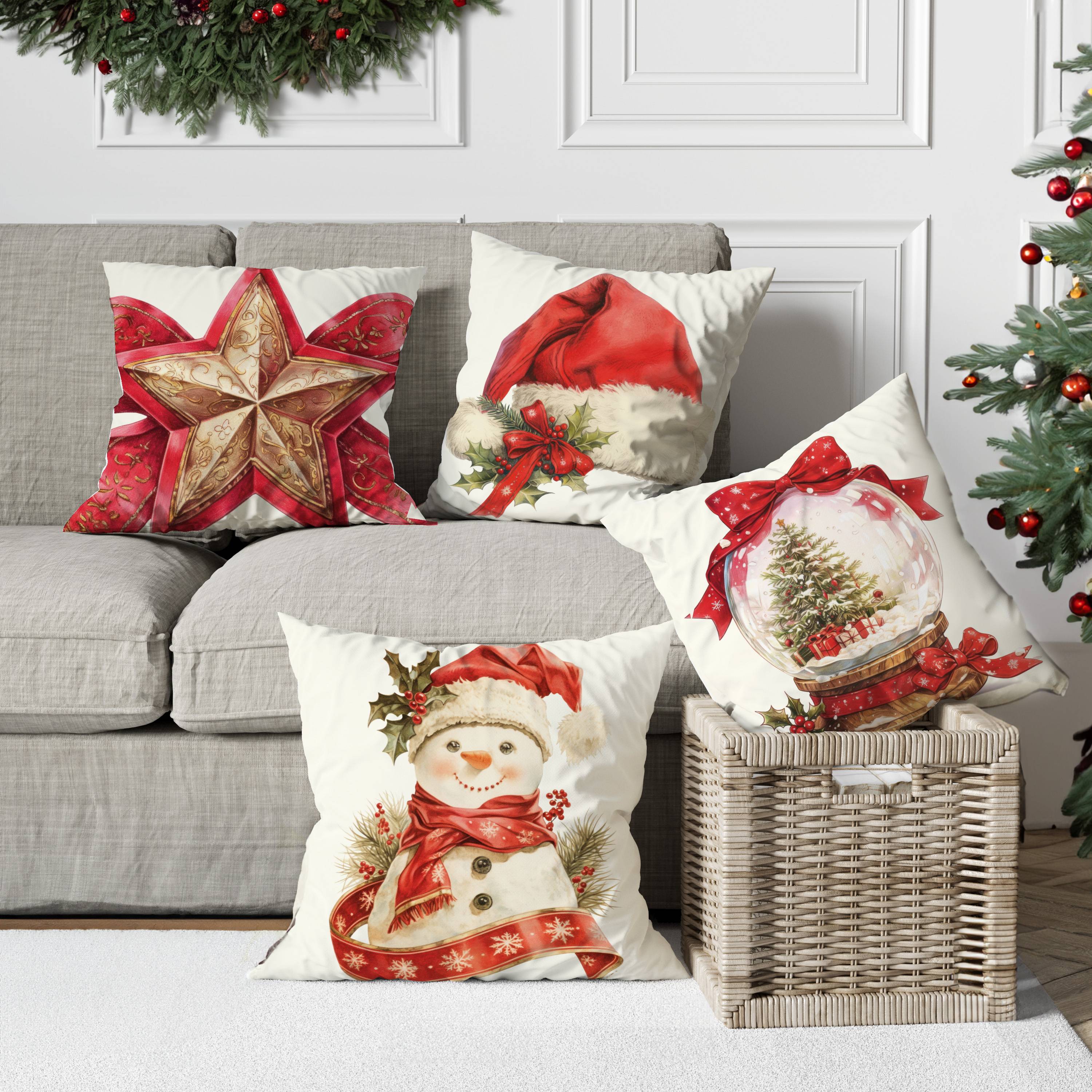 Federa cuscino Stampa digitale Jingler decorazione Stella 45 x 45