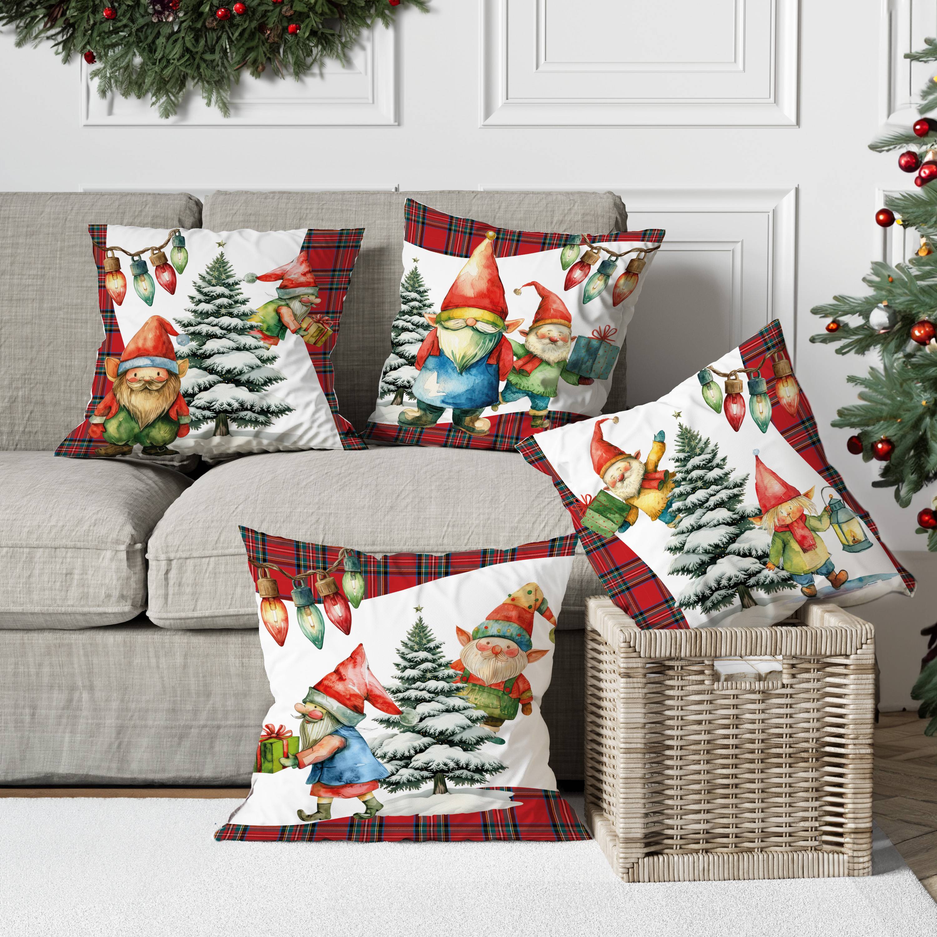 Federa cuscino Stampa digitale Candid 45 x 45