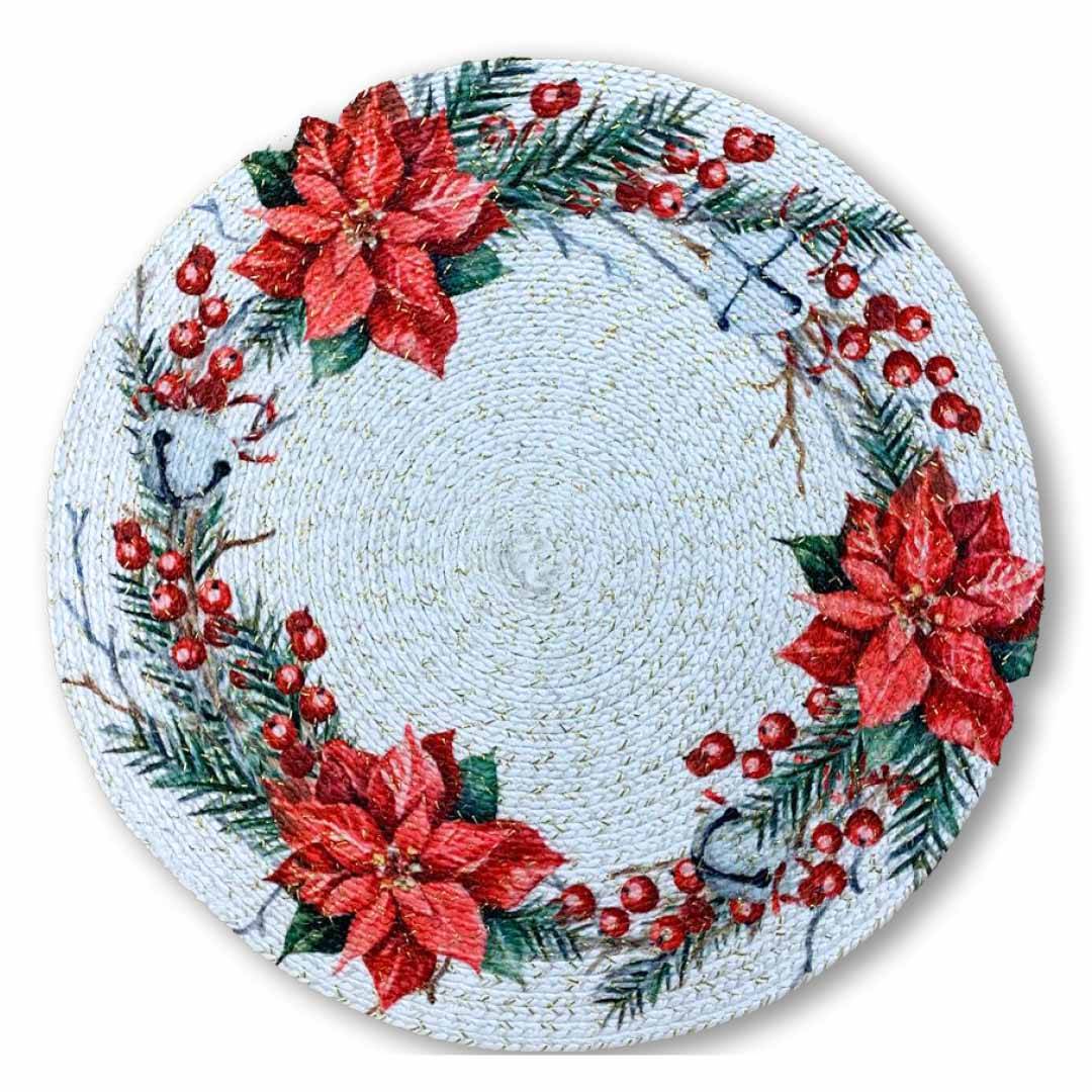 Sottopiatto Intrecciato in corda Prisma Ghirlanda 36 cm