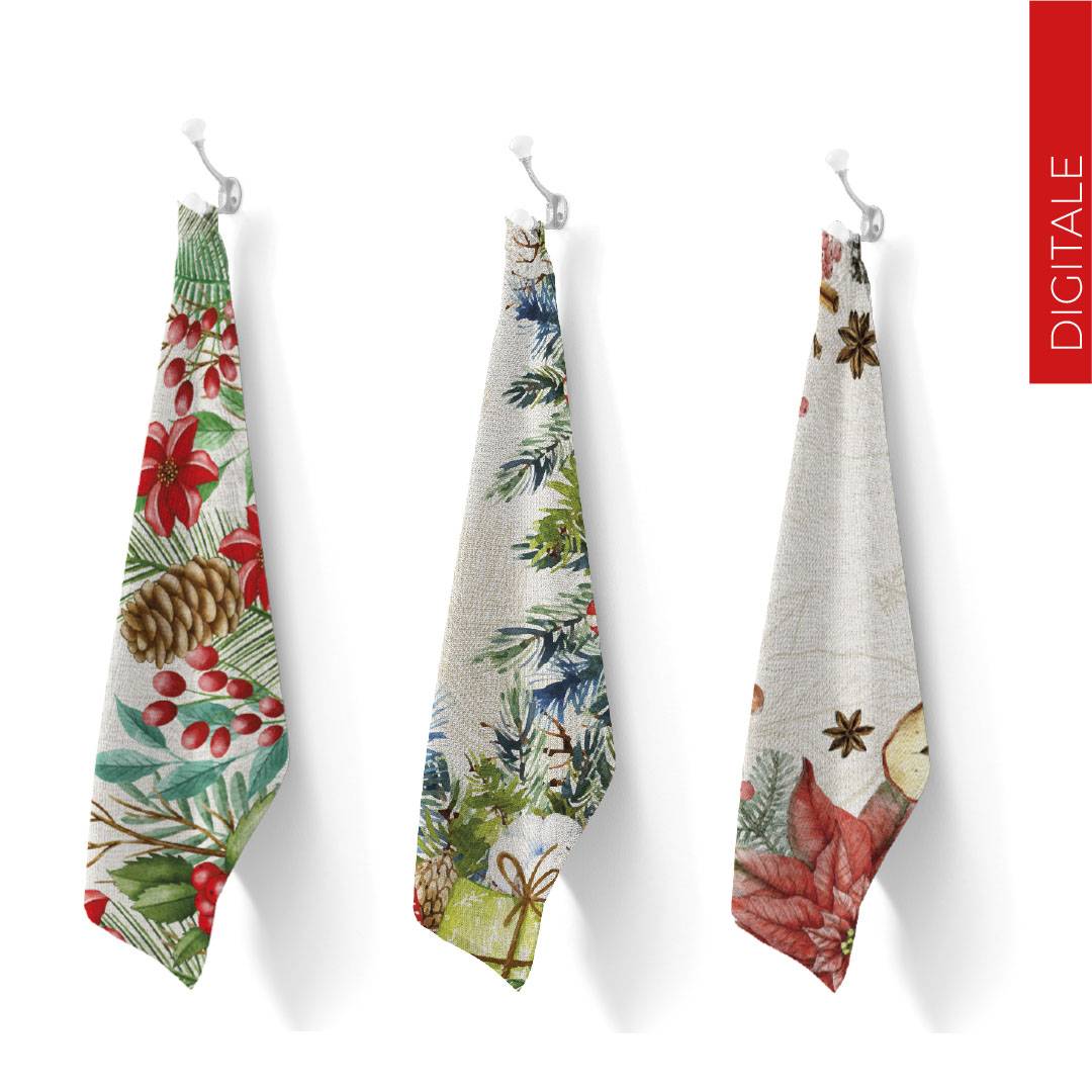 Set 4 Canovacci stampa digitale Jolly