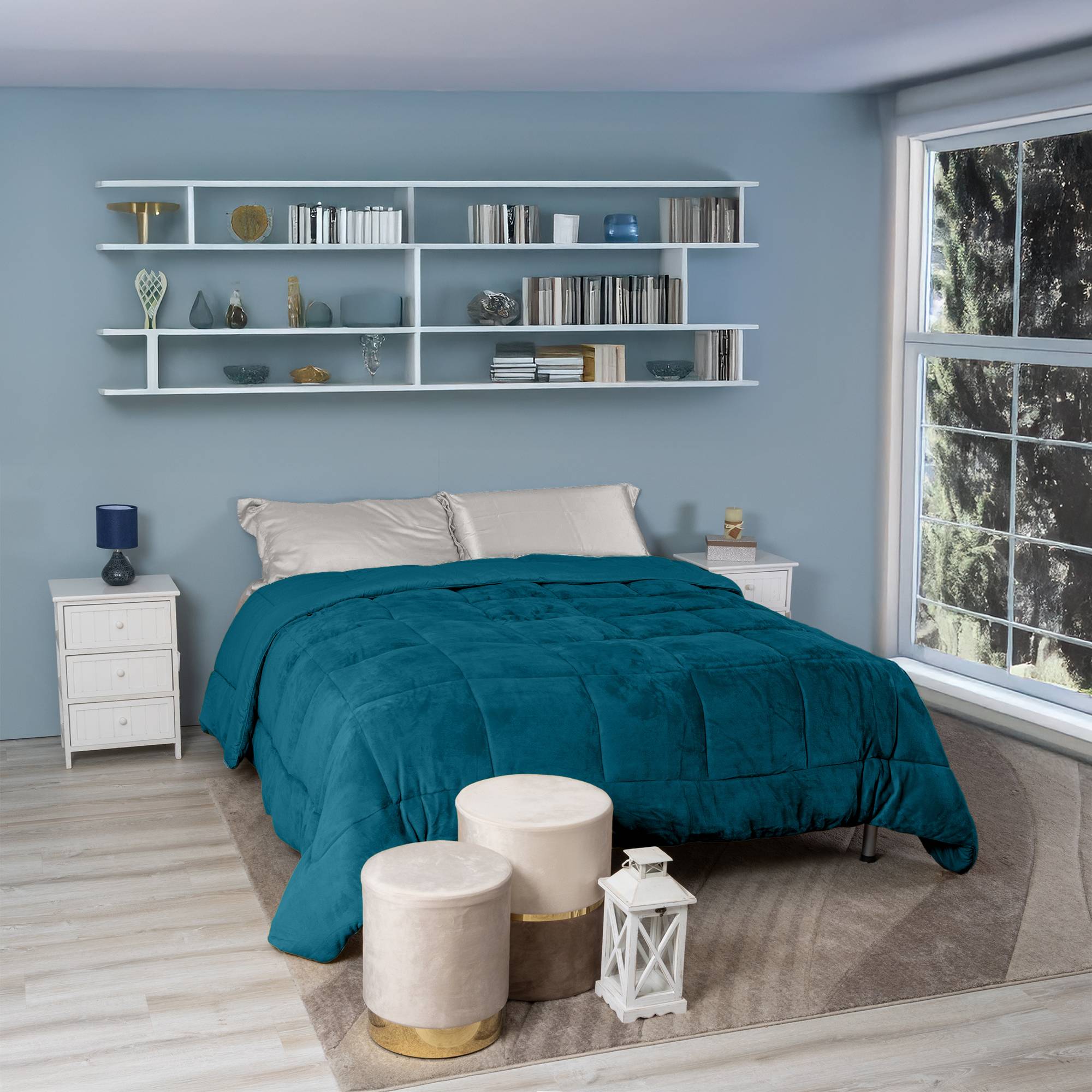 Trapunta matrimoniale Sensational Petrolio 260 x 260