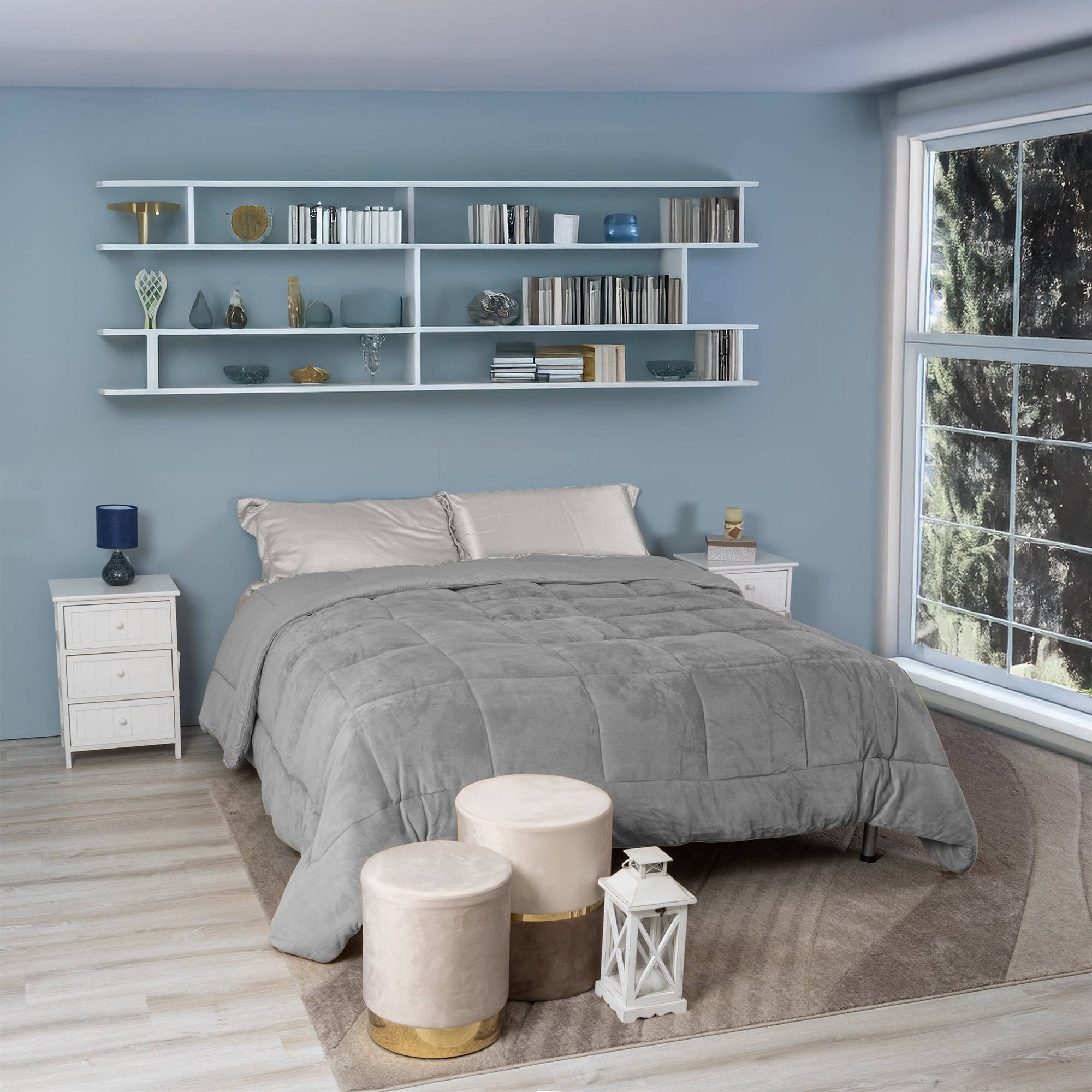 Trapunta matrimoniale Sensational Grigio 260 x 260