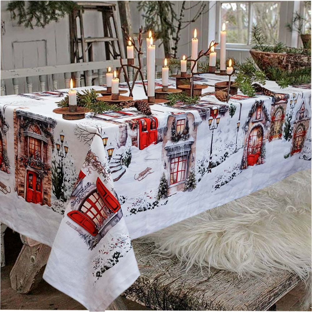 Tovaglia stampa digitale Villaggio 140 x 300