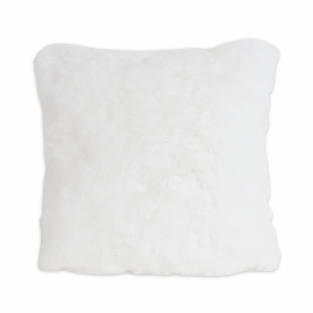 Federa cuscino Luxury pelliccia Bianca 45 x 45