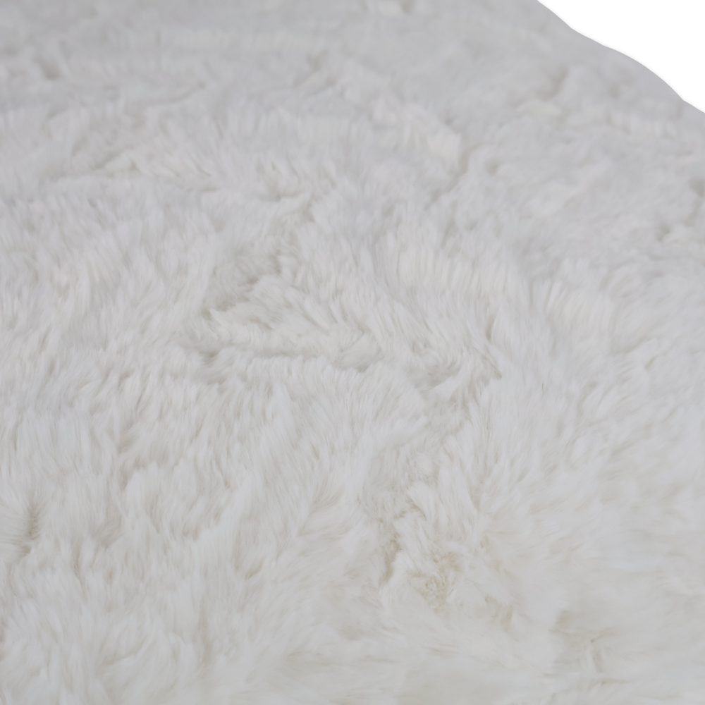 Federa cuscino pelliccetta Gaia Crema 45 x 45