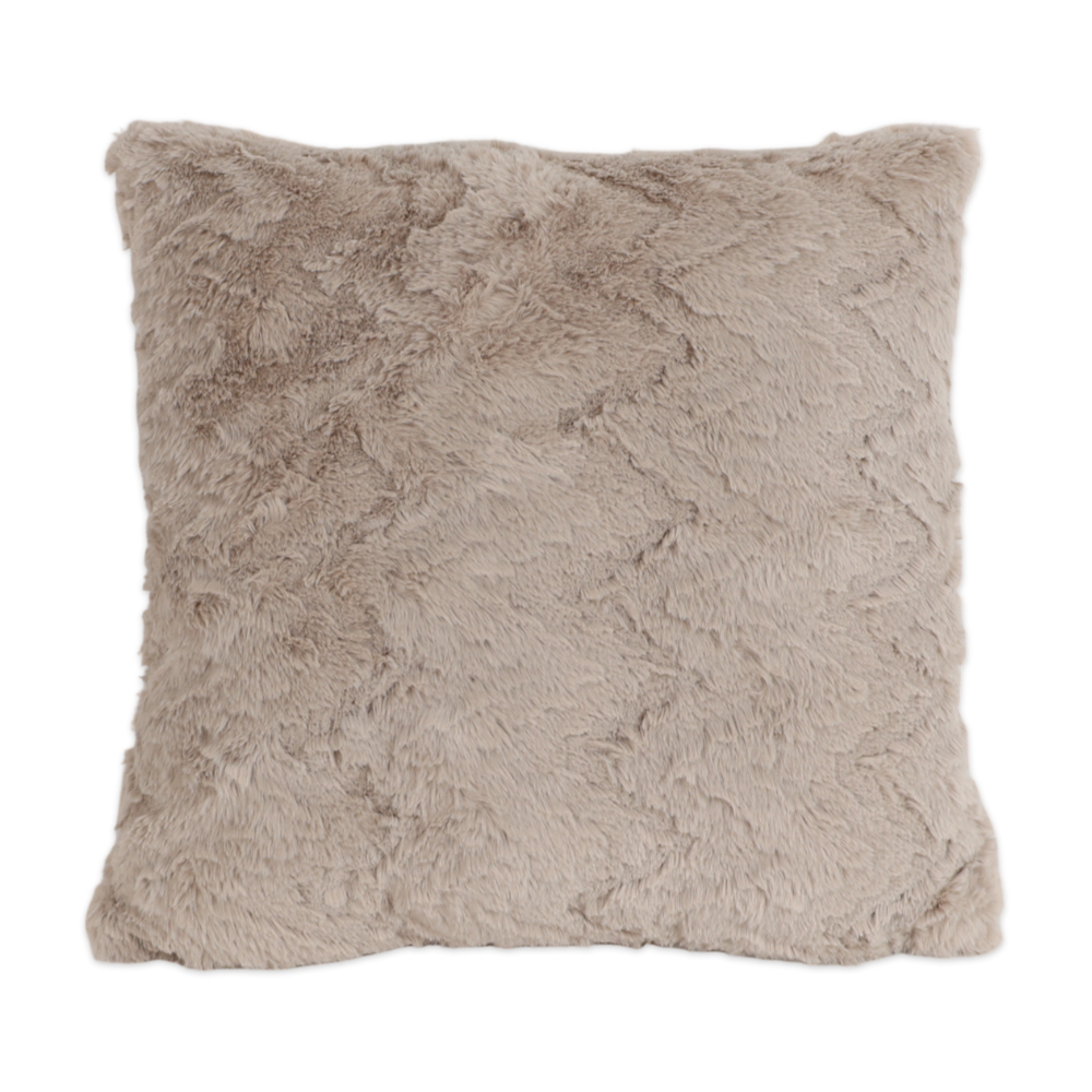 Federa cuscino pelliccetta Gaia Tortora 45 x 45