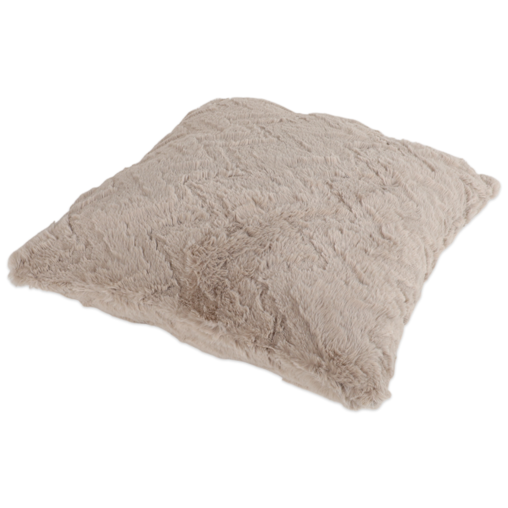 Federa cuscino pelliccetta Gaia Tortora 45 x 45