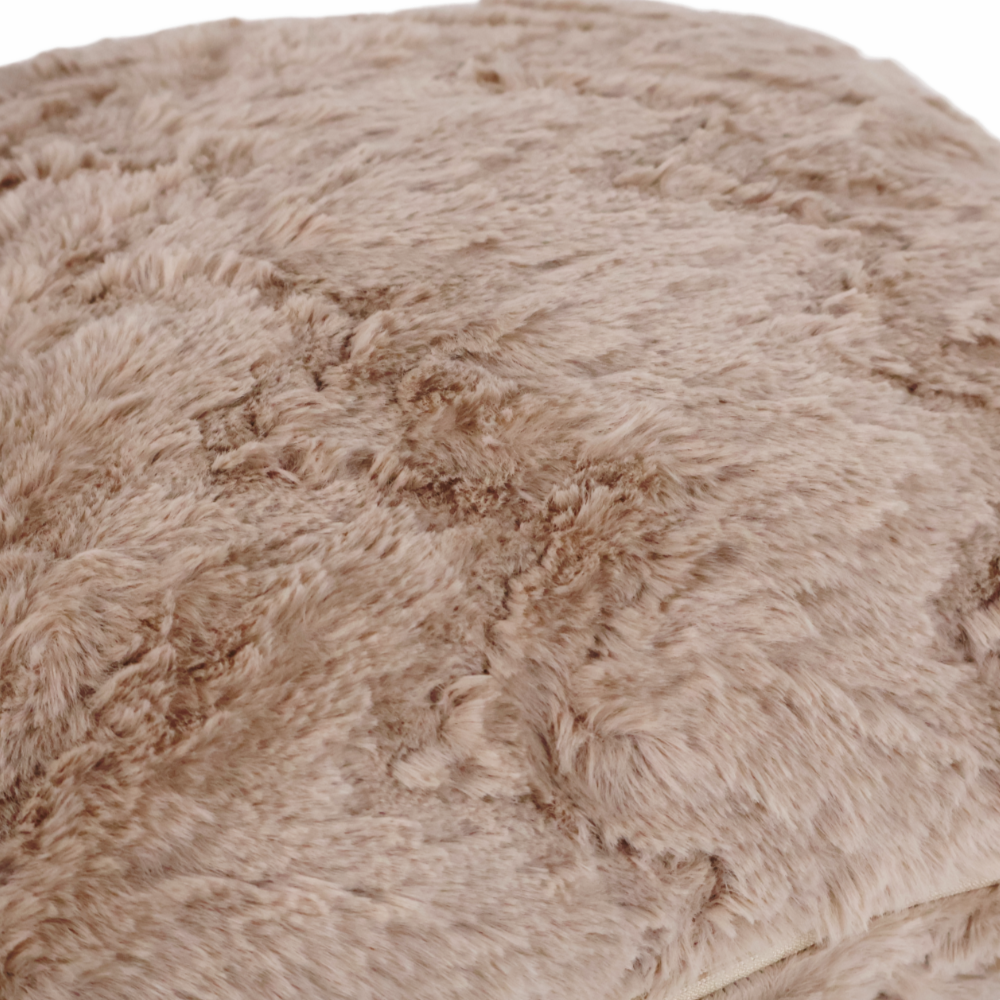 Federa cuscino pelliccetta Gaia Tortora 45 x 45