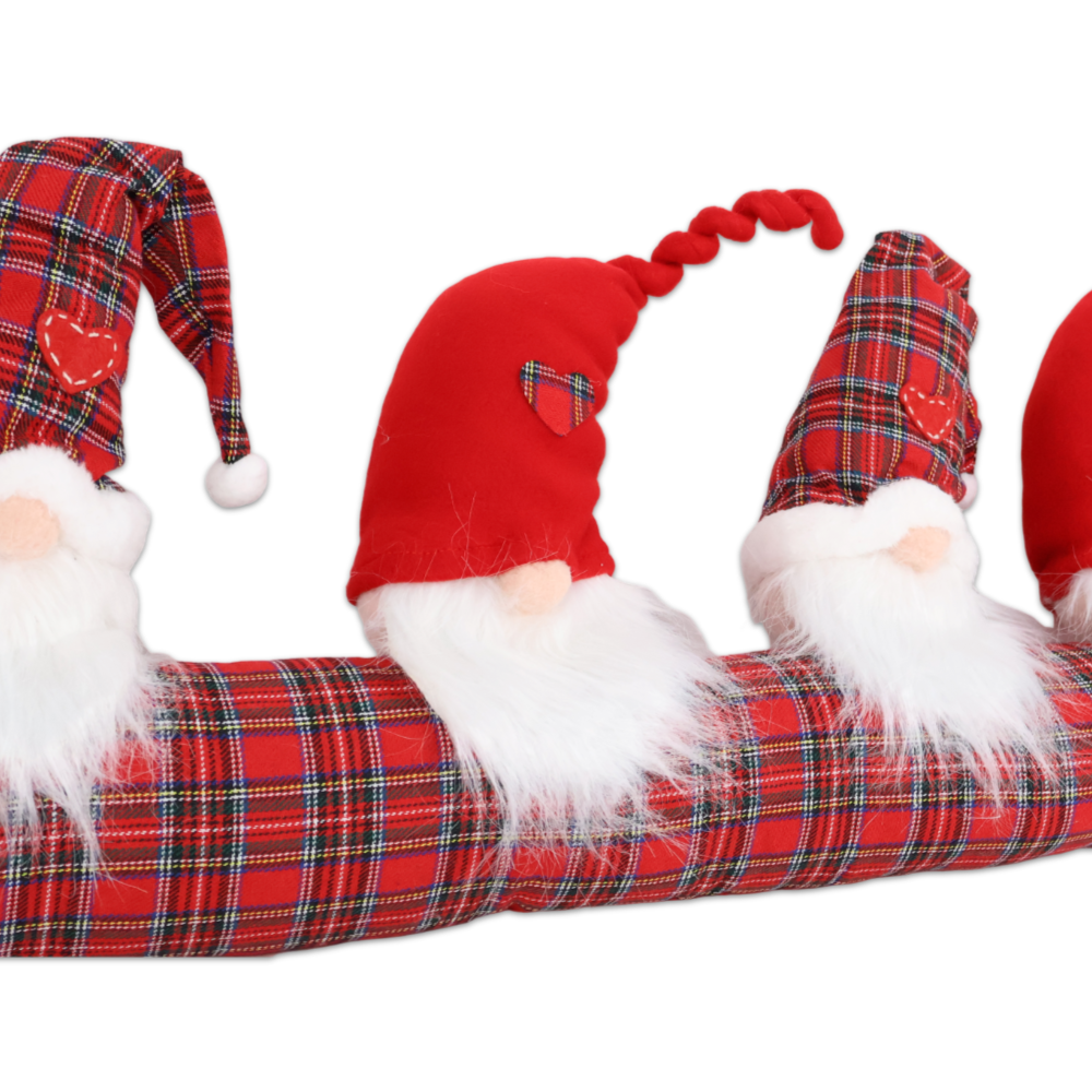 Paraspifferi sagomato 4 Gnomi Tartan