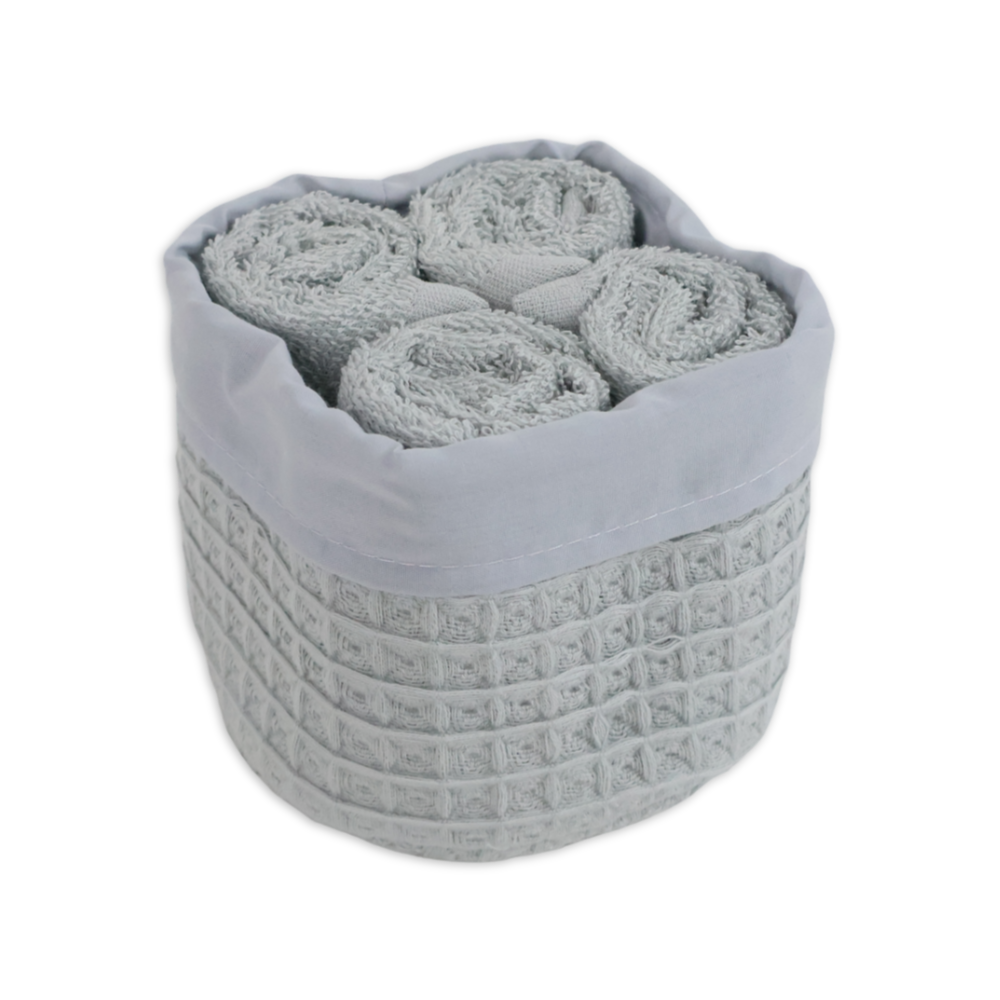 Cestino 4 Lavette Syd in Spugna Grigio