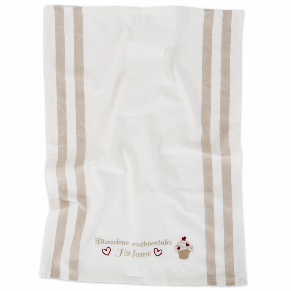 Canovaccio cotone ricamato Situazione sentimentale Fame