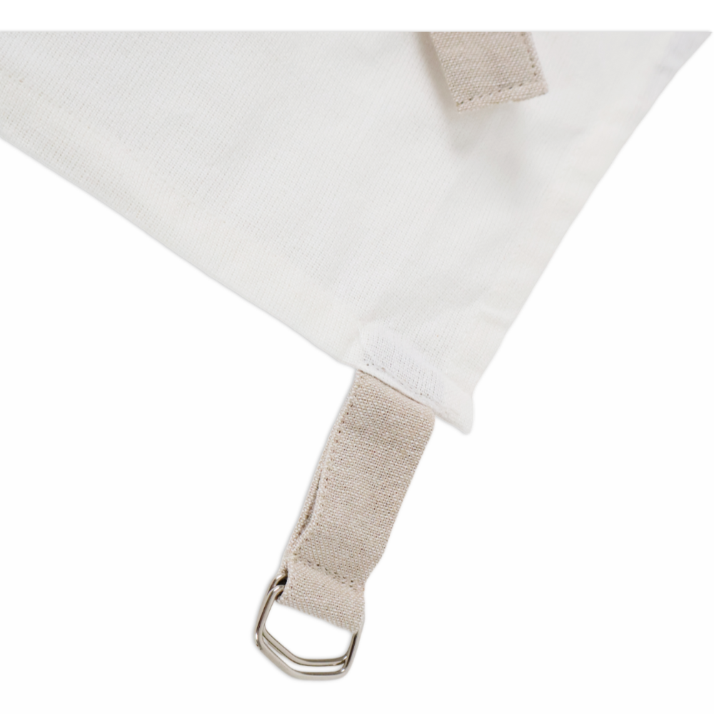 Set Grembiule + Canovaccio cotone ricamato Felicità fatta in Casa