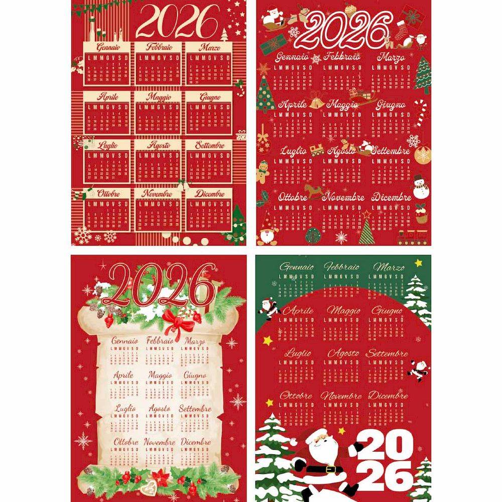 Set 4 Canovacci calendario Benny 2026 