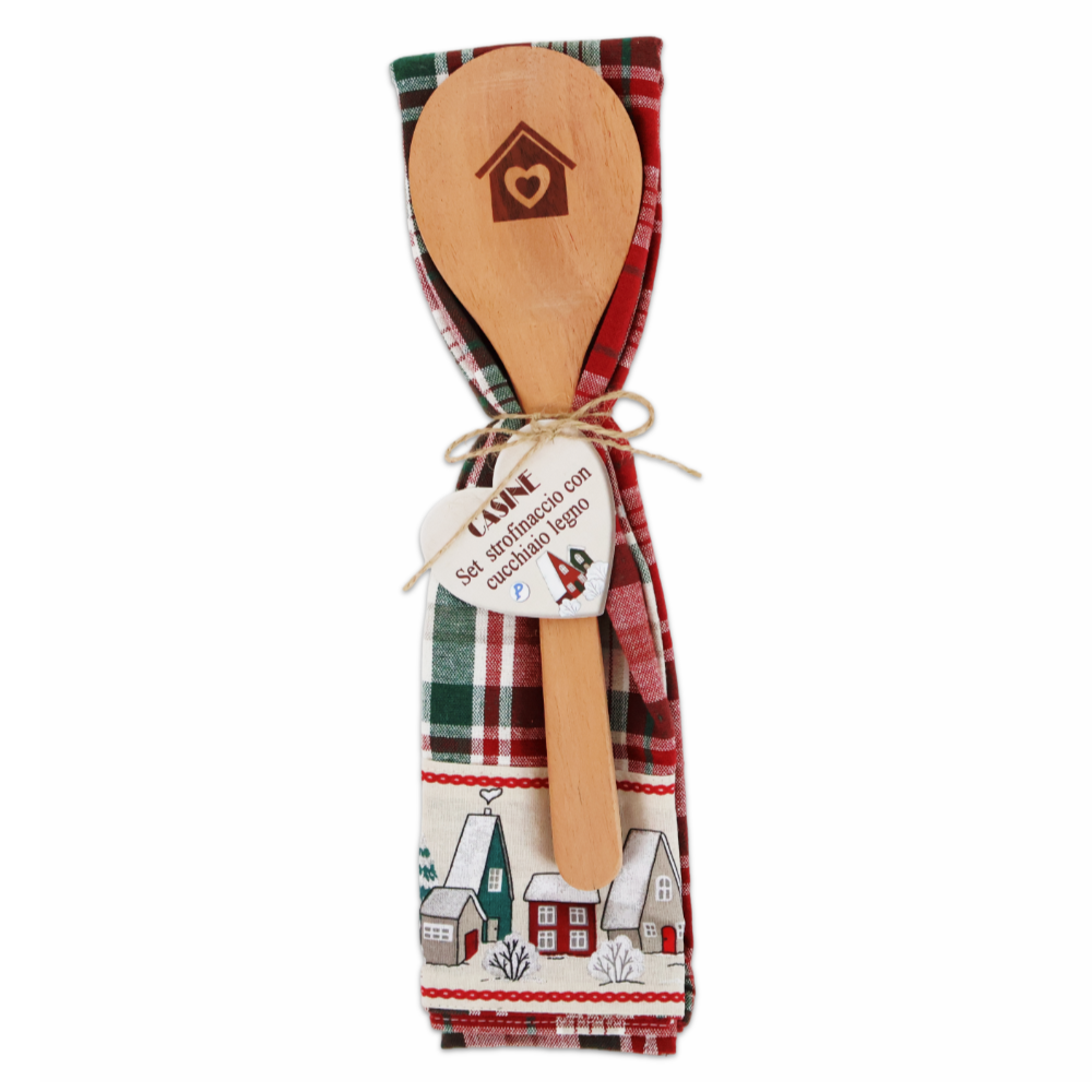 Canovaccio con mestolo in Legno Casine 