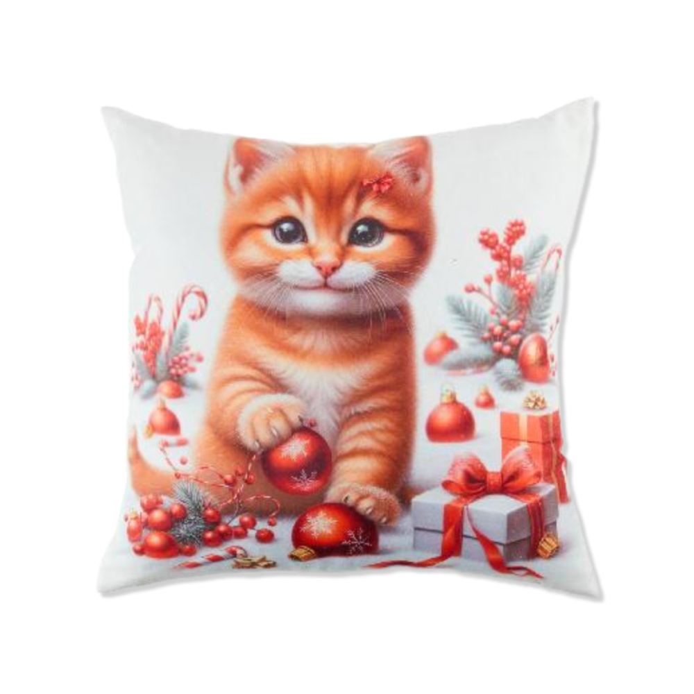 Cuscino Imbottito Gattino dis. 1 40 x 40 cm