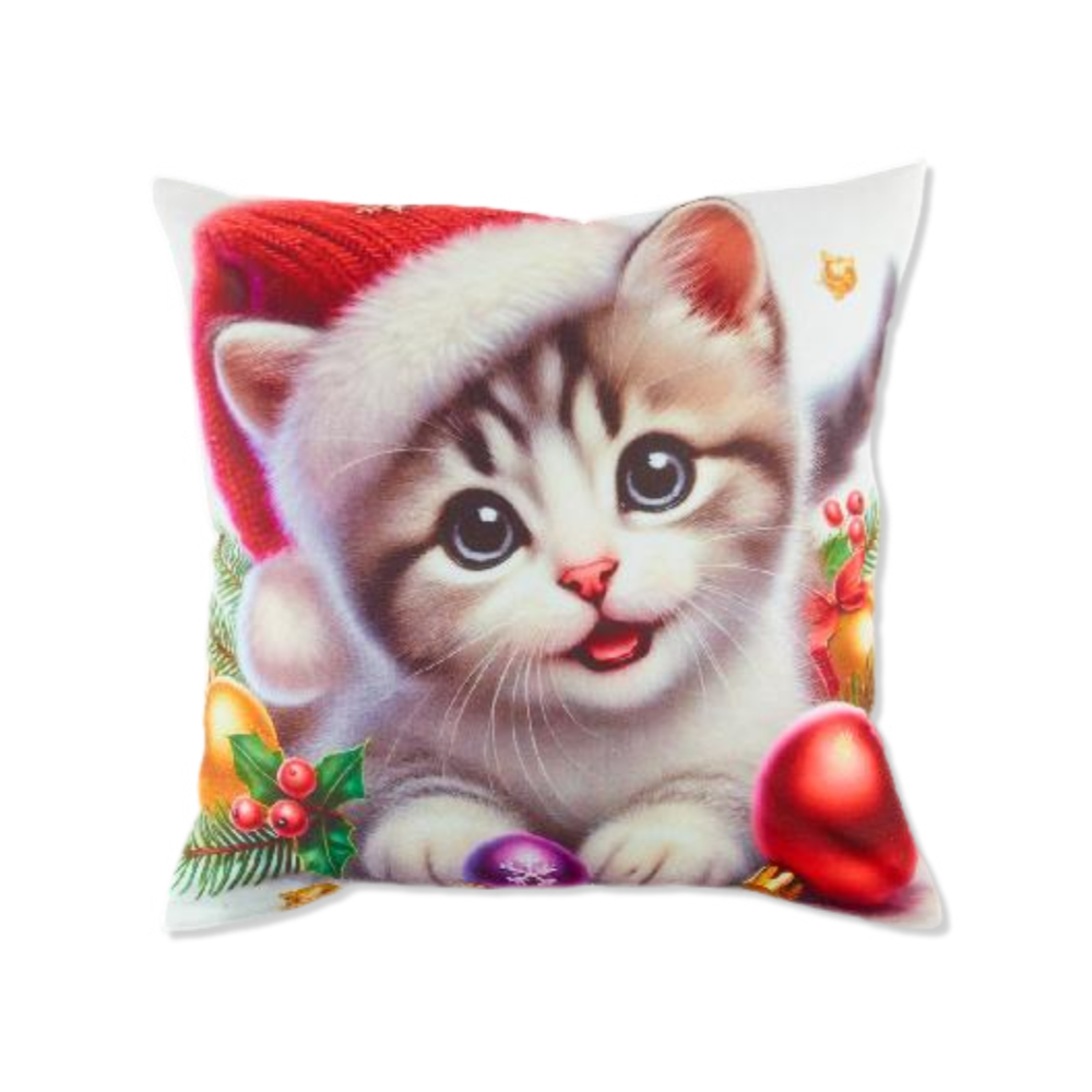 Cuscino Imbottito Gattino dis. 3 40 x 40 cm