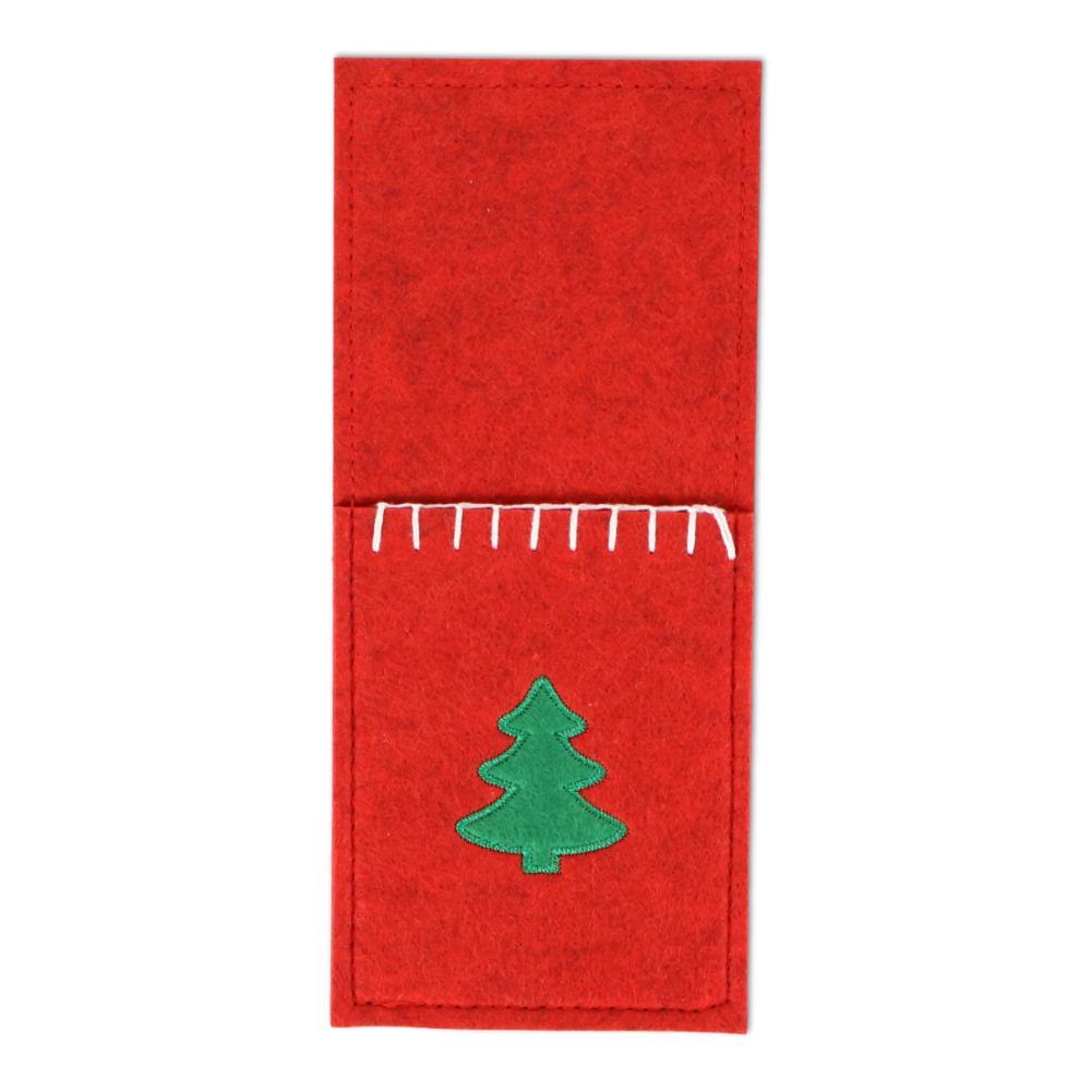 Portaposate in Pannolenci ricamato Albero