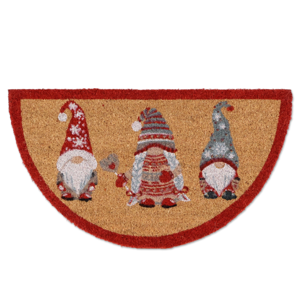 Zerbino mezzaluna Tre Gnometti bordo Rosso