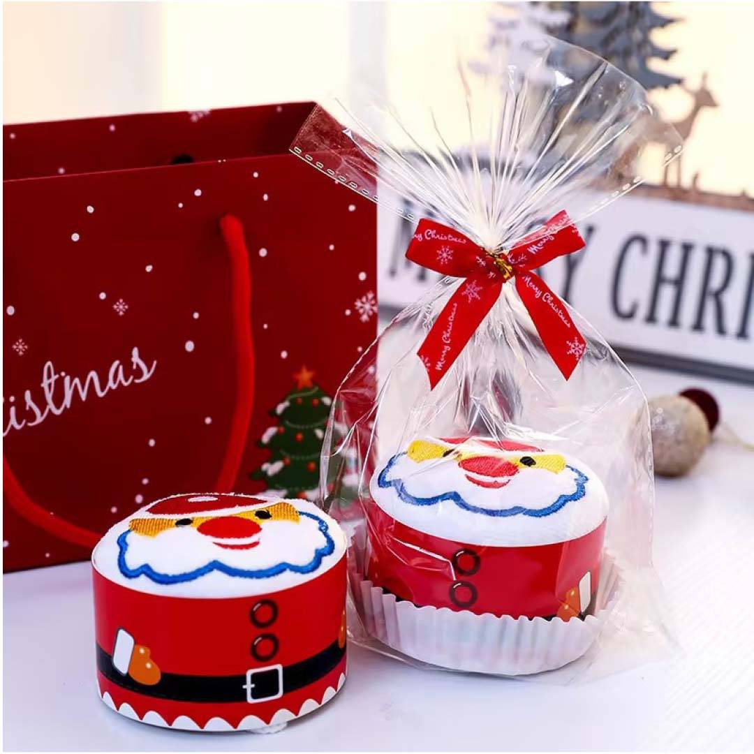 Set Regalo Natalizio Lavetta in Spugna Gingi Smile