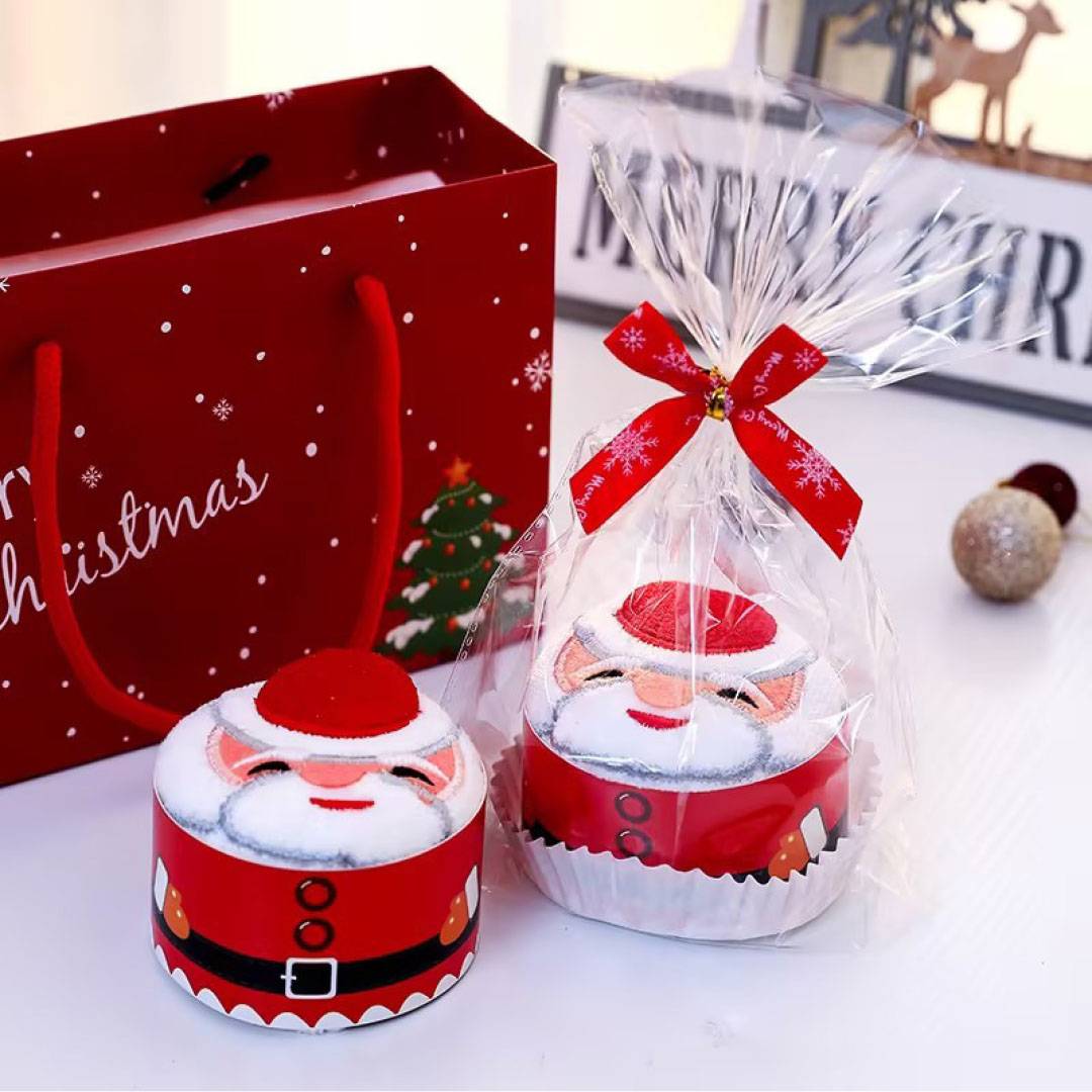 Set Regalo Natalizio Lavetta in Spugna Gingi Babbo Natale