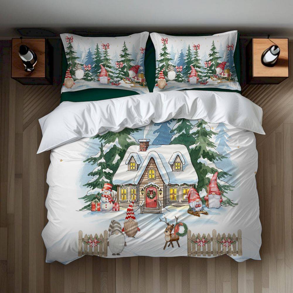  Parure Copripiumino stampa digitale Fiaba baita matrimoniale