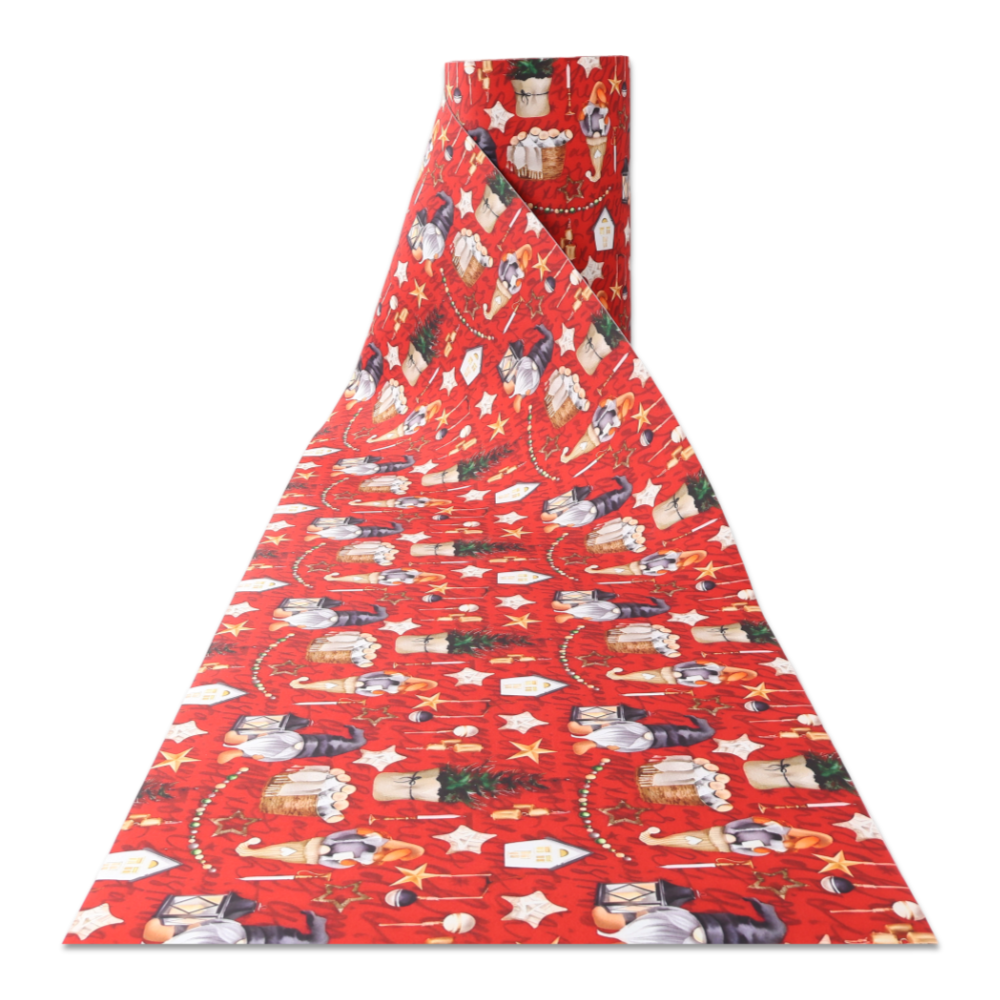 Passatoia a metro Natalizia Gnomi e Lanterne