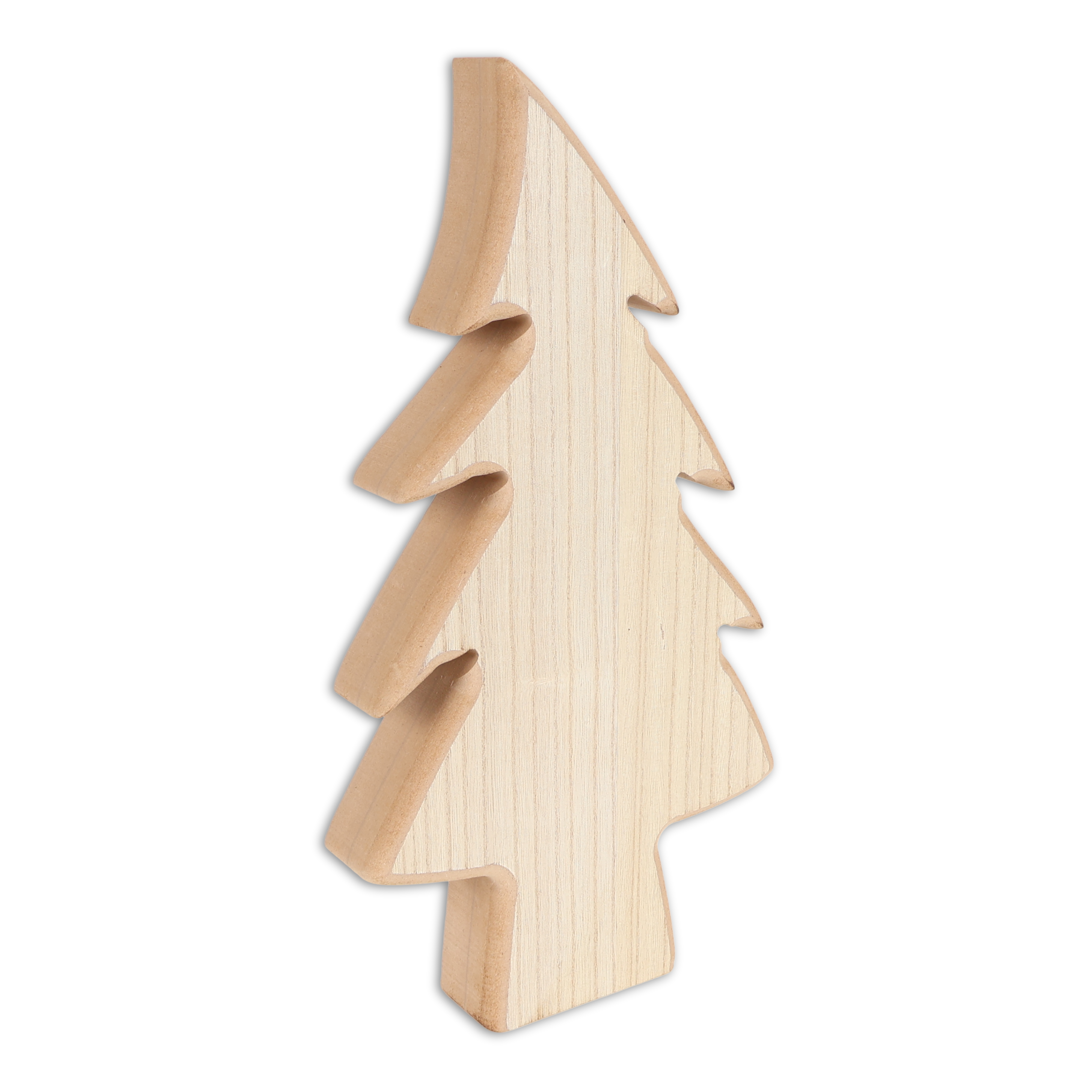 Decorazione in Legno Alberello Curves Grande