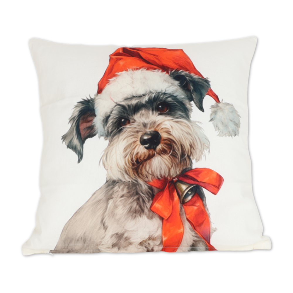 Federa cuscino Stampa digitale Rowan Schnauzer nano 45 x 45