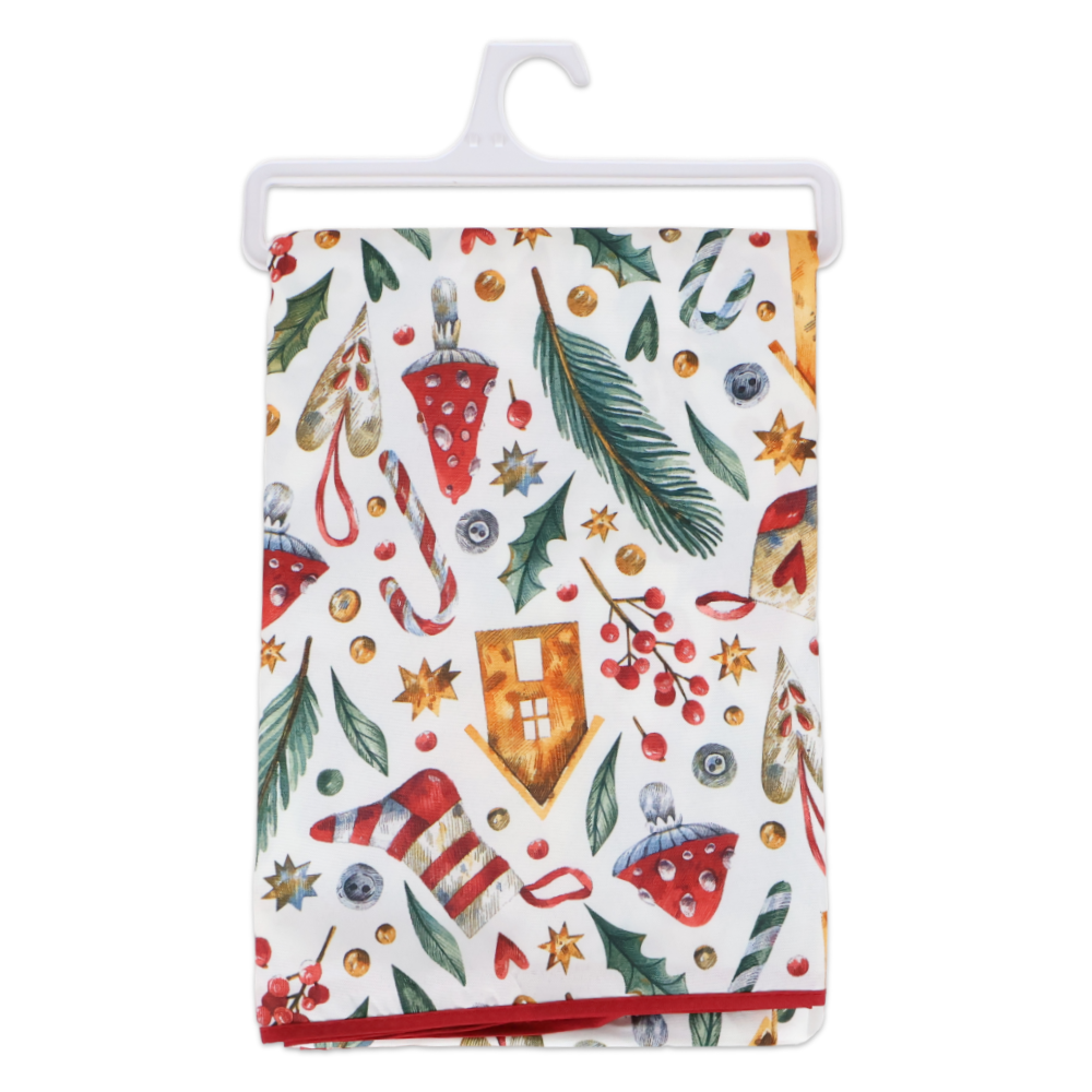 Tovaglia antimacchia Splash XMAS 140 x 360 Decori e Funghi