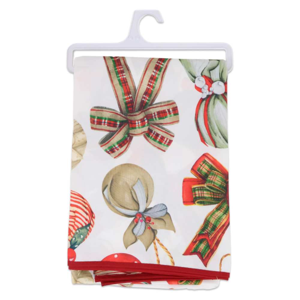 Tovaglia antimacchia rotonda Splash XMAS 160 Fiocchi e Decori