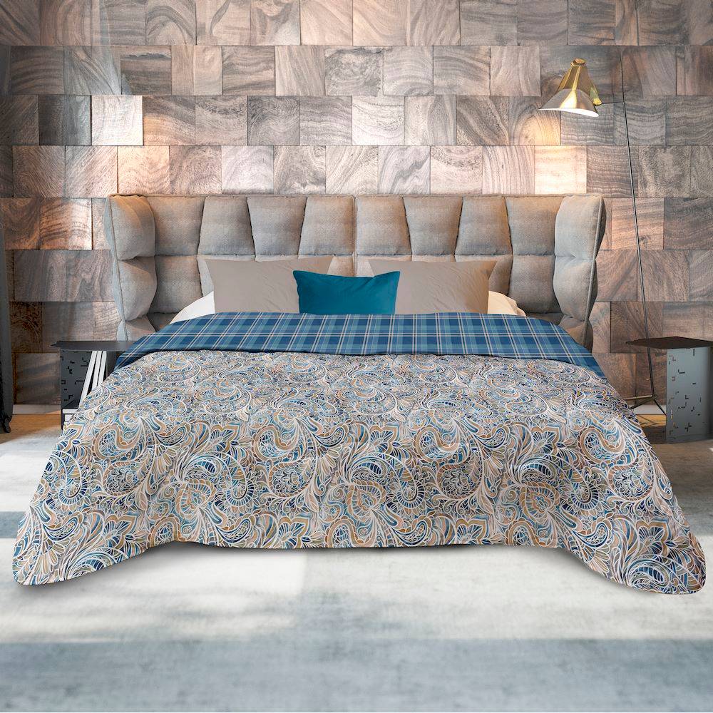 Trapunta Matrimoniale Mia Cashmere azzurro 250 x 260