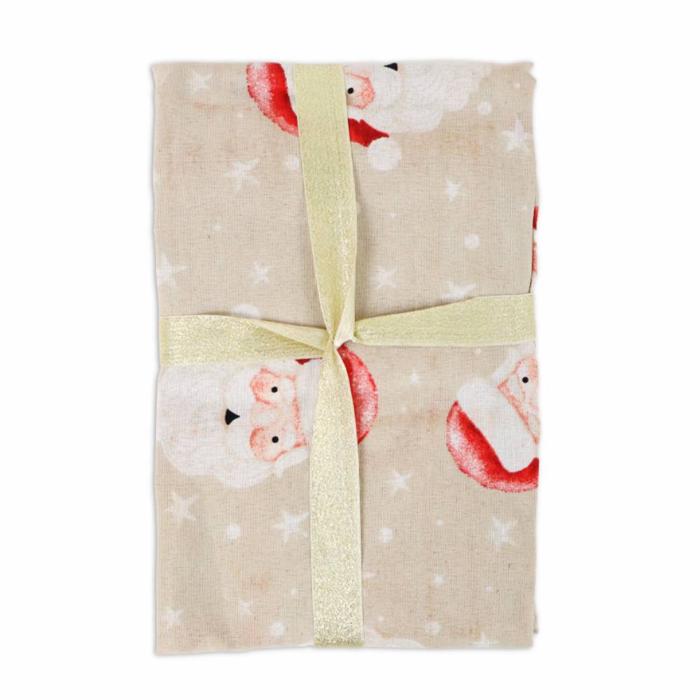 Tovaglia Magic Natale ASS. 6 Babbi fondo Beige 130 x 450