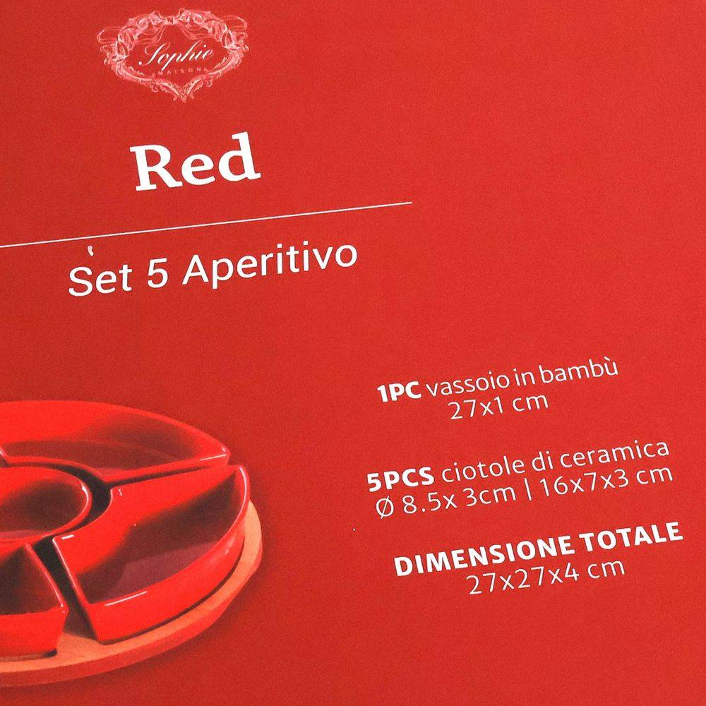 Set 5 Aperitivo Red