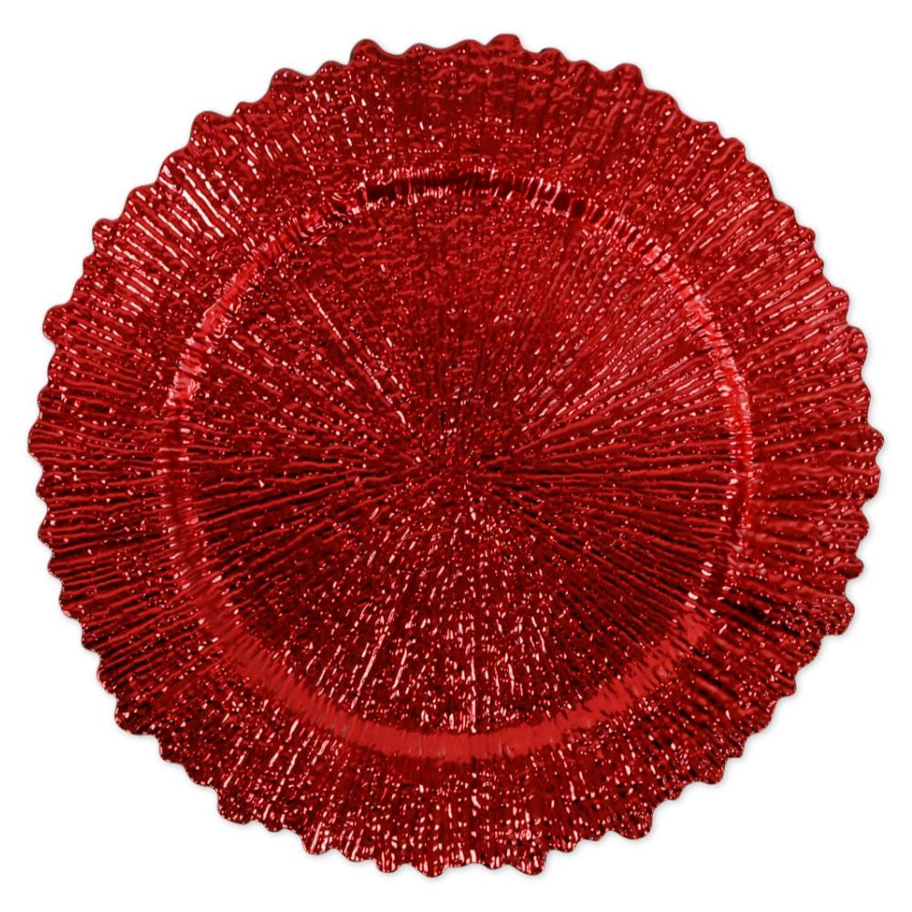 Sottopiatto in PVC Ethel Rosso 33 cm