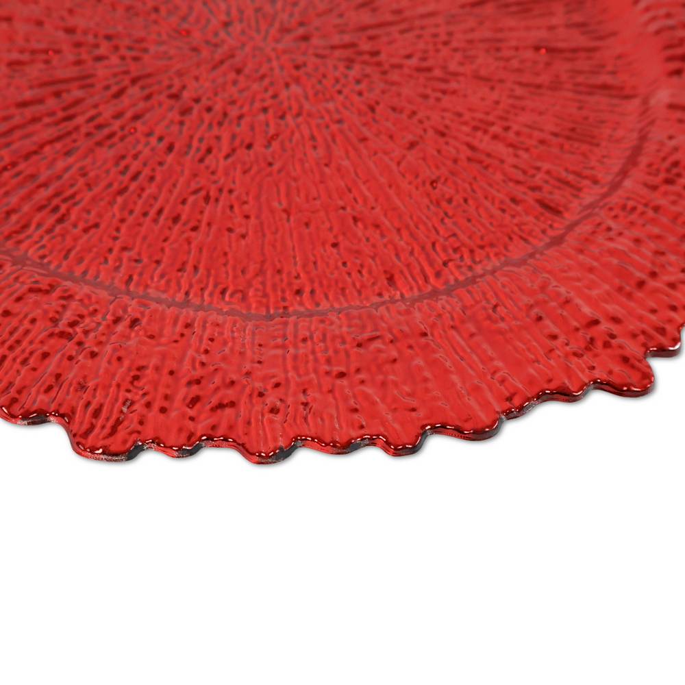 Sottopiatto in PVC Ethel Rosso 33 cm