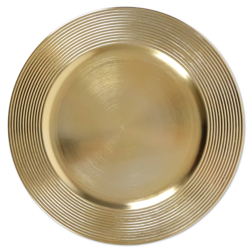 Sottopiatto in PVC Britt Oro 33 cm