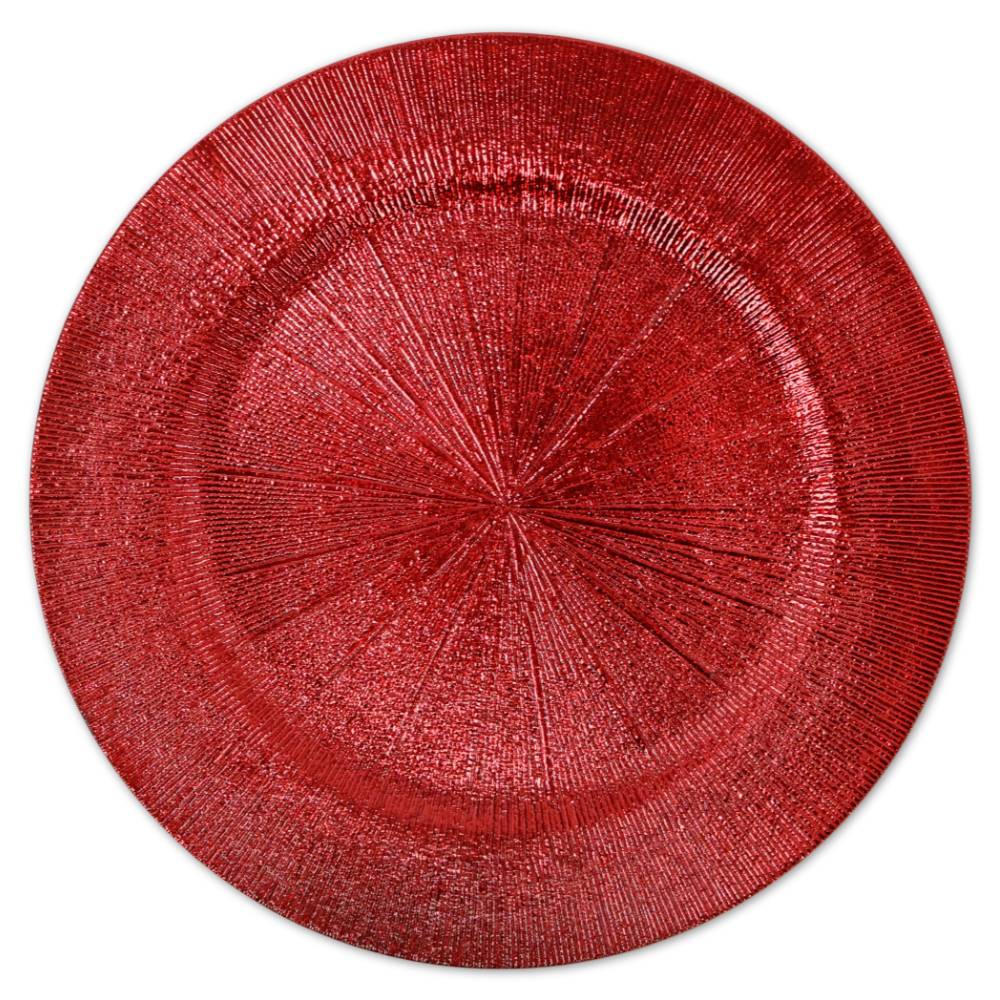 Sottopiatto in PVC Agnes Rosso 33 cm