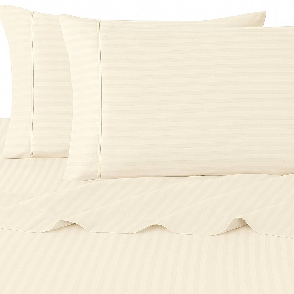 Parure copripiumino Luxea effetto raso no stiro Avorio Singolo