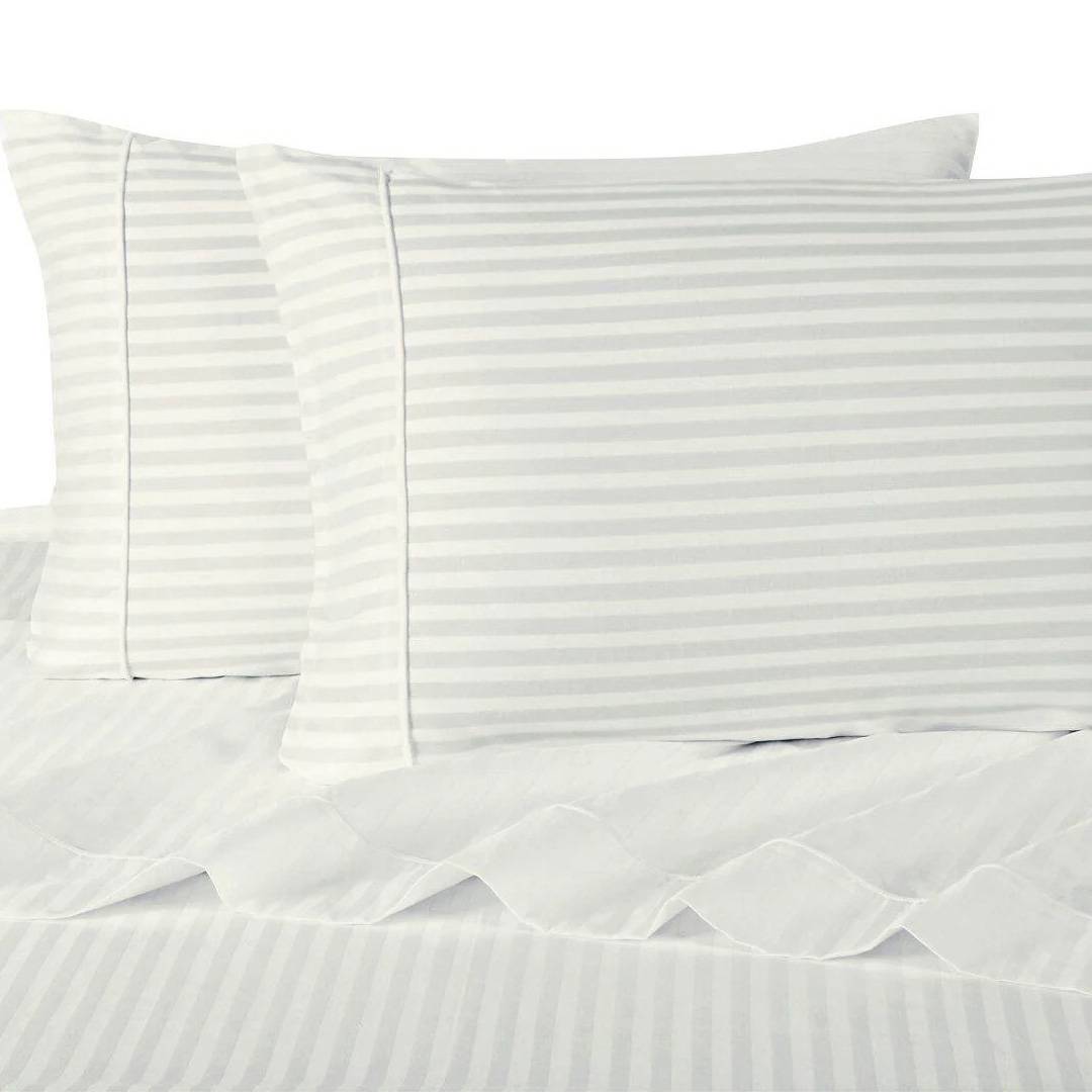 Parure copripiumino Luxea effetto raso no stiro Bianco Matrimoniale