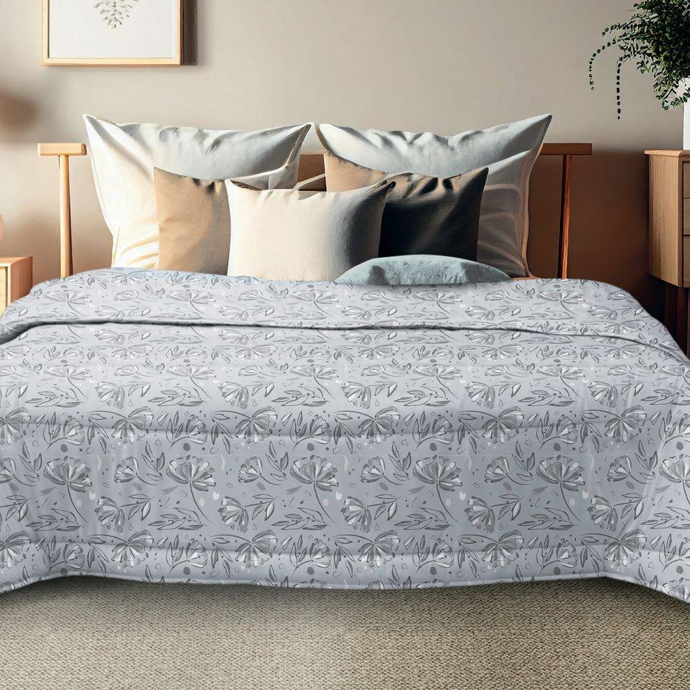 Trapunta Matrimoniale Ambra Volano Grigio 250 x 260