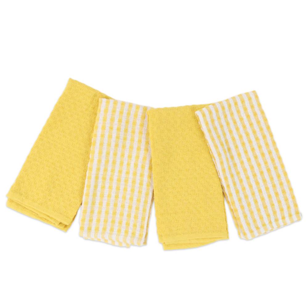 Set 4 Canovacci Spugna Luna Giallo