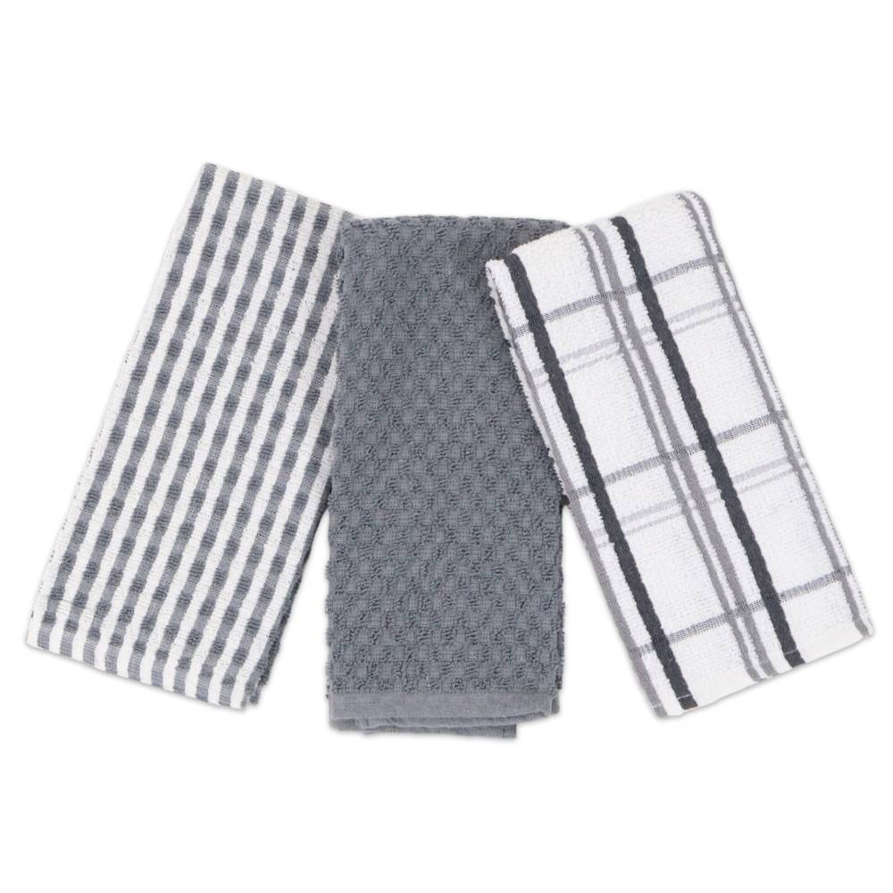 Set 3 Canovacci Spugna Taji Grigio