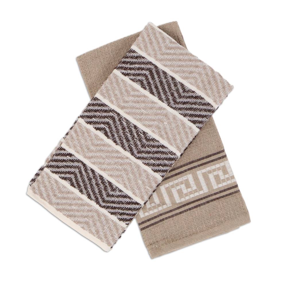 Set 2 Canovacci Spugna Mandala Capuccino