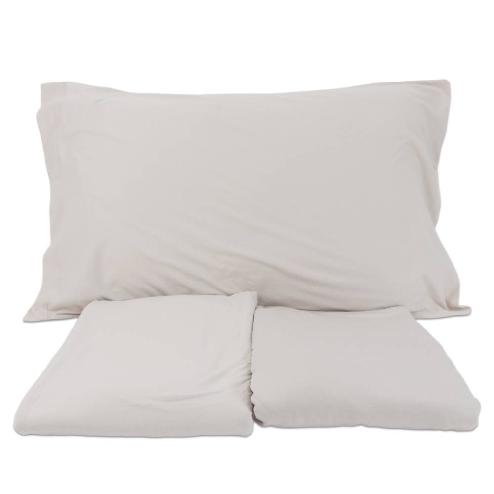 Completo Lenzuola Antigua Jersey no stiro Naturale Singolo